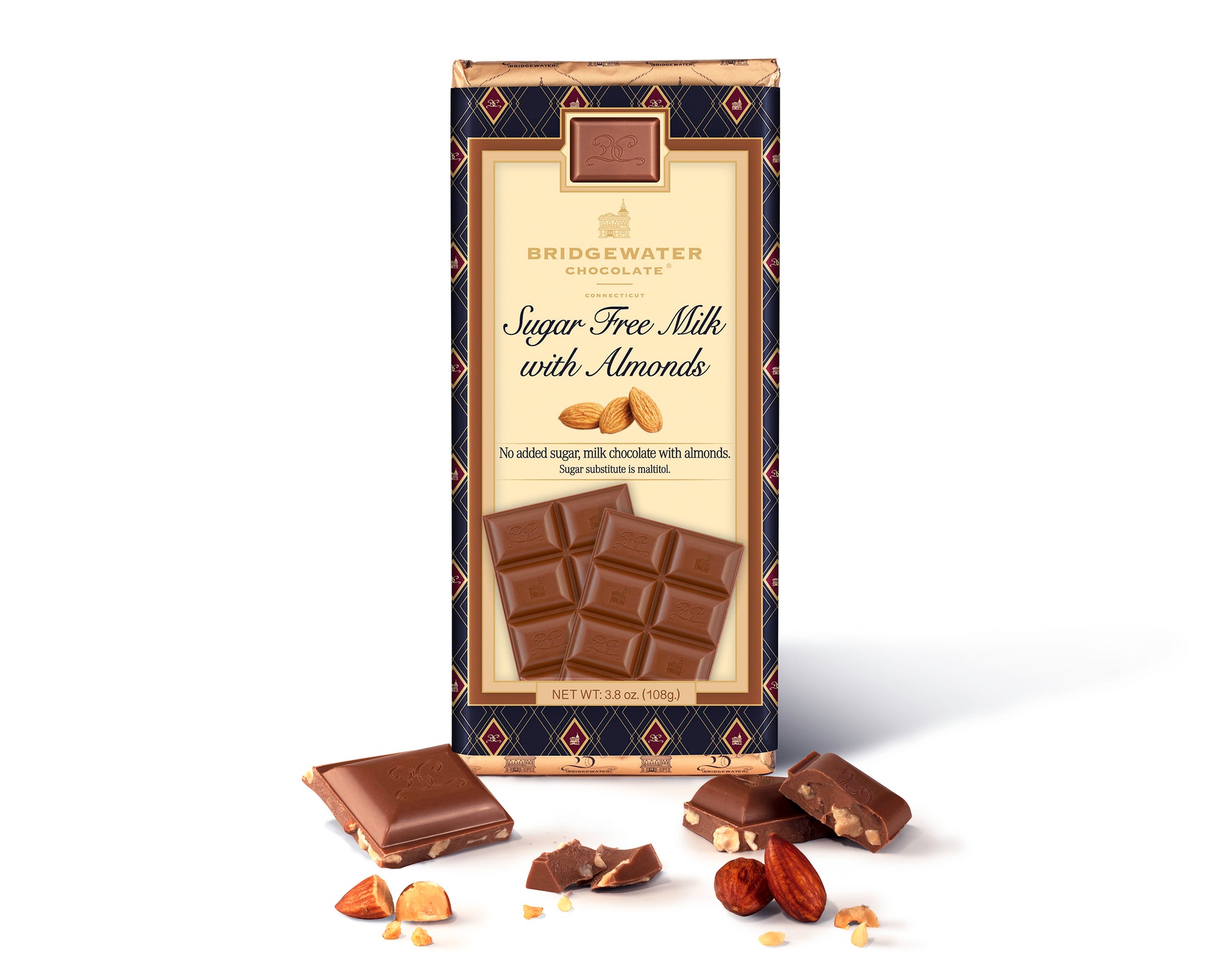 Premium Milk Chocolate Candy Bar with Peanut Butter